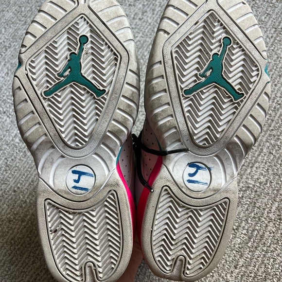 Jordan Lift Off South Beach White and Pink Sneakers - Picture 10 of 14